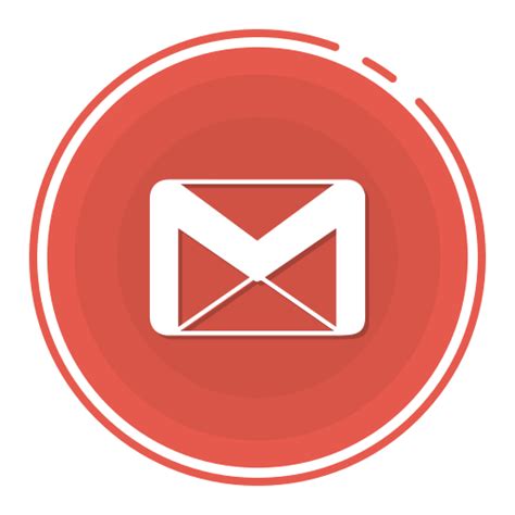 Gmail Circle Icon Gmail Icon Gradient Icon Social Media Icon Icon