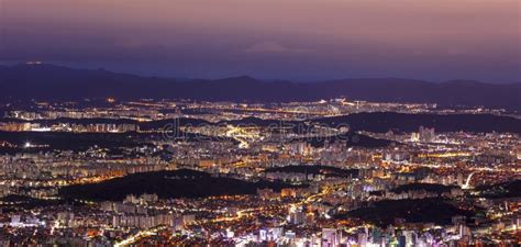 AerialÂ Panorama View Of Seoul South Korea Stock Photo Image Of