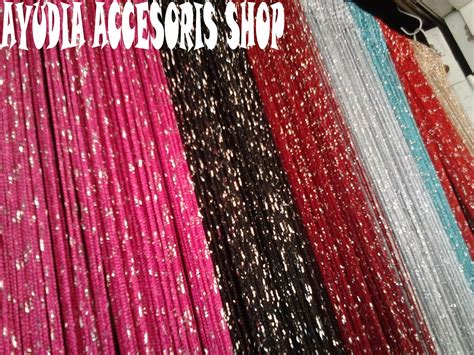 Perbedaan antara partisi dengan dinding pembatas yaitu partisi dapat dipindahkan dengan mudah dan diatur tata letaknya sesuai dengan keinginan anda sendiri. Ayudia Accecories Shop: Tirai Benang Motif GLITER