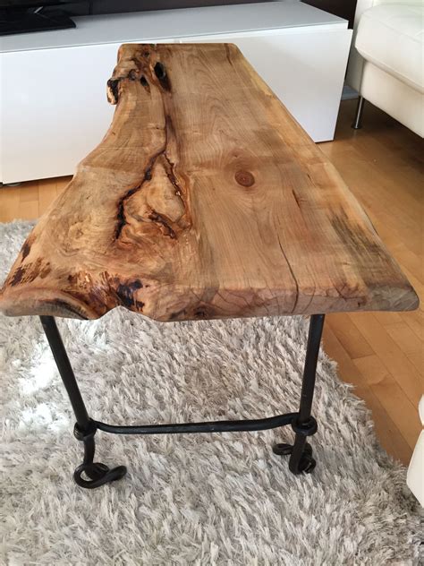 Live Edge Table With Hairpin Legs Live Edge Coffee Table