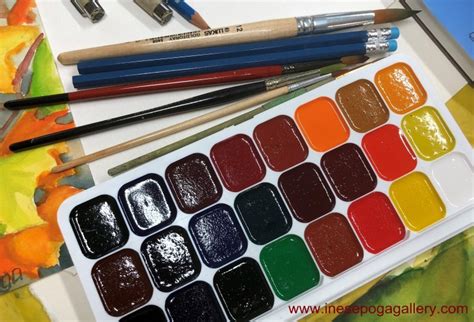 Watercolor Painting And Sketching Supplies For Art Classes