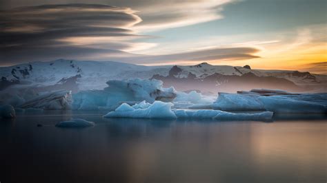 Jökulsárlón Glacier Lagoon Iceland By Clement127