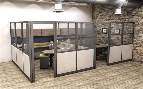 Modular Office Furniture As Private Offices These Tall Cubicles With