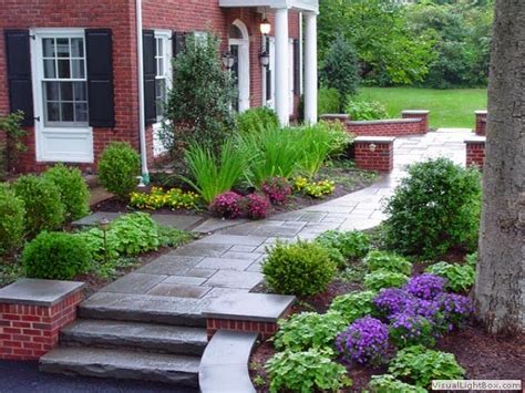 The right walkway compliments the home's exterior, is easy to walk on, and looks pleasing. Front Walkway Backyard Ideas