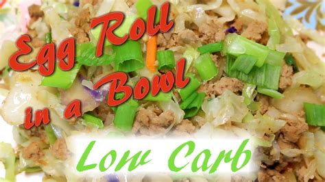 This low carb instant pot egg roll in a bowl with ground chicken and coleslaw mix is a delicious chinese reason being i am looking for weight watchers recipe options and the oil, be it sesame, olive, or. Egg Roll in a Bowl - Low Carb/Weight Watchers Friendly - YouTube