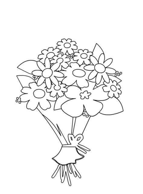 Flowers For Mother's Day Coloring Pages