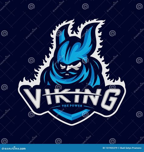 Viking Esports Logo Design Vector Viking Mascot Gaming Logo Concepts