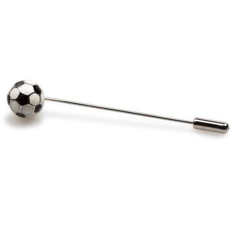 Soccer Ball Lapel Pin Sports Football Black White Enamel Lapel Pins