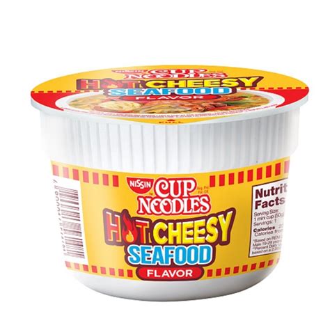 Nissin Mini Cup Hot Cheesy Seafood 50g Shopee Philippines