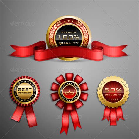 Award Ribbon Template 8 Free Psd Eps Pdf Format Download