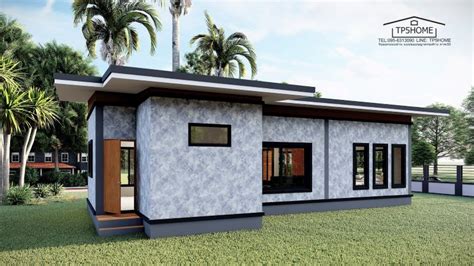 L Shaped Bungalow House Plan With Wooden Elements Pinoy House Designs
