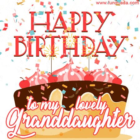 Happy Birthday Granddaughter Gif Animations Download On Funimada Com