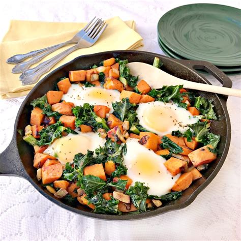 Sweet Potato And Kale Hash With Eggs Your Choice Nutrition