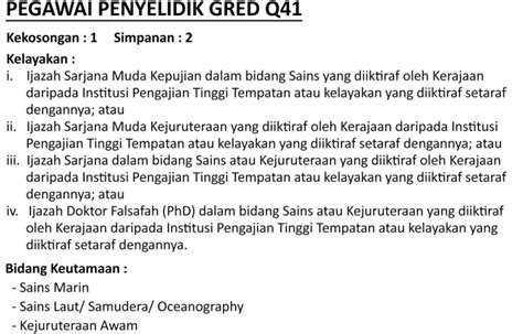Kasih kepada universiti kebangsaan malaysia atas memberi. Jawatan Kosong Institut Penyelidikan Hidraulik Kebangsaan ...