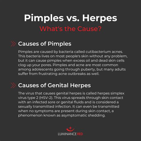 Genital Herpes Or Pimples How To Tell The Difference Luminance Red