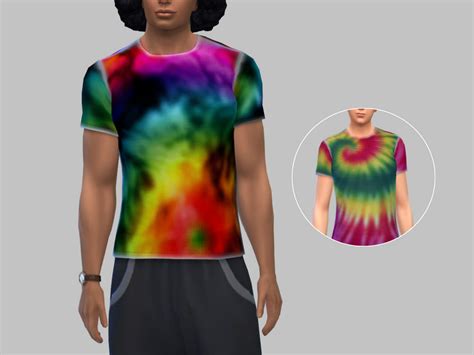 The Sims Resource Tie Dye Shirt Base Game