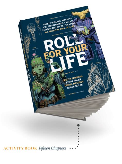 roll for your life a character and world building activity book