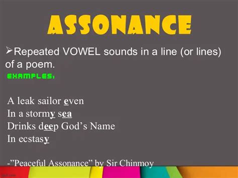 78 Assonance Examples Poetry