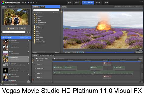 Sony Vegas Movie Studio Hd Platinum 11 Visual Effects Suite Software