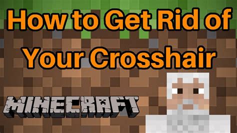Смотреть все результаты для этого вопроса. How to Get Rid of Your Minecraft Crosshair - YouTube