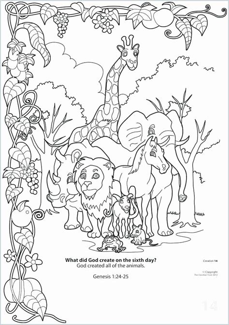 God Made Animals Coloring Pages New Coloring Pages Creation