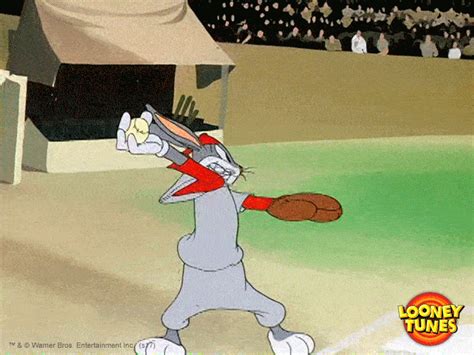 Bugs Bunny Baseball  By Looney Tunes Find And Share On Giphy