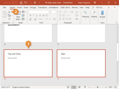 Slide Sorter View In Powerpoint Customguide