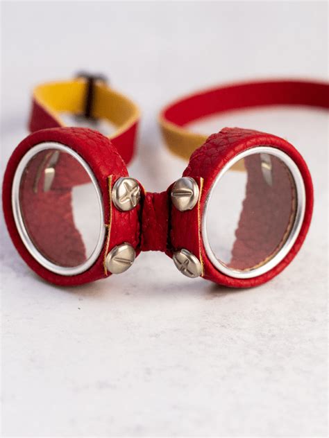 just launched steampunk goggles for dolls in red