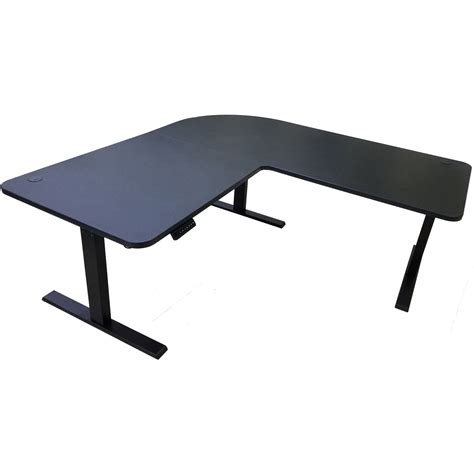 Hanover 73 X 73 Powered Electric Sit Or Stand L Shaped Desk For