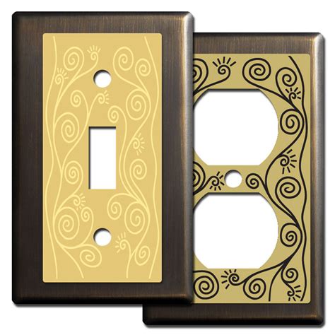 Vine Decorative Outlet Covers And Switch Plates By Kyle Design