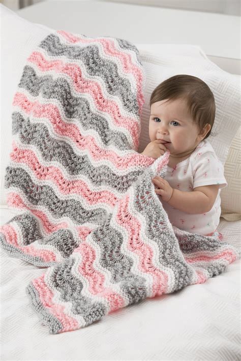 Chevron Baby Blanket Free Knitting Pattern Chevron Baby Blankets