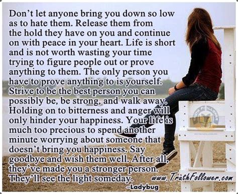 You might ask yourself, what's the worst that could happen? and likely come to understand the quote above. Don't let anyone bring you down