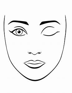 Printable Face Chart Customize And Print