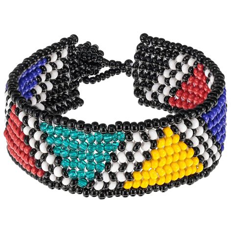 African Beads Wrist Bracelet Multi Colour Handmade African Bracelet