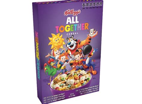 Kelloggs All Together Cereal Includes 6 Types Of Cereal In 1 Box