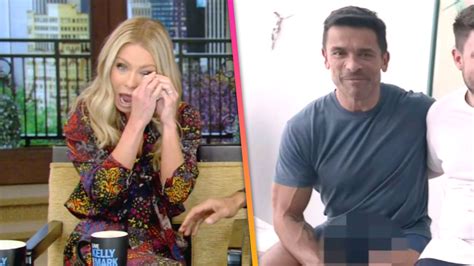 Kelly Ripa In Tears Laughing Over Mark Consuelos Pixelated Crotch