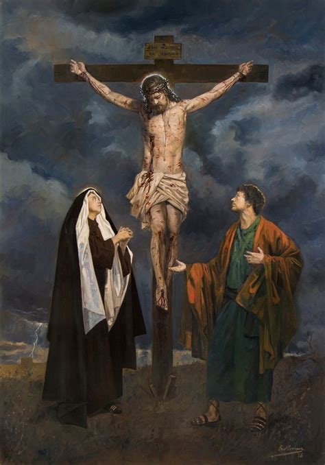 Título Jesús Muere En La Cruz Año 2018 Técnica Óleo Sobre Lienzo 81 X 116 Cm Descripción