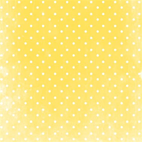 Yellow Polka Dot Scrapbook Paper Free Digital Yellow Polka Dot