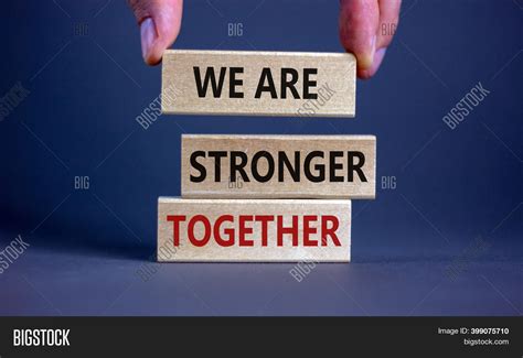 We Stronger Together Image And Photo Free Trial Bigstock