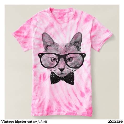Vintage Hipster Cat T Shirt Grunge Style Soft Grunge Style Indie
