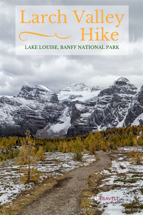 Larch Valley Hike Lake Louise Banff National