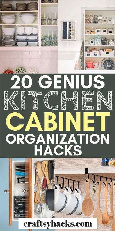 Genius Ways To Organize Kitchen Cabinets Kitchen Cabinet Organization Tidy Kitchen Home