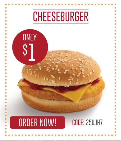 Deal Red Rooster 1 Cheeseburger Delivered 10 December 25 Days Of