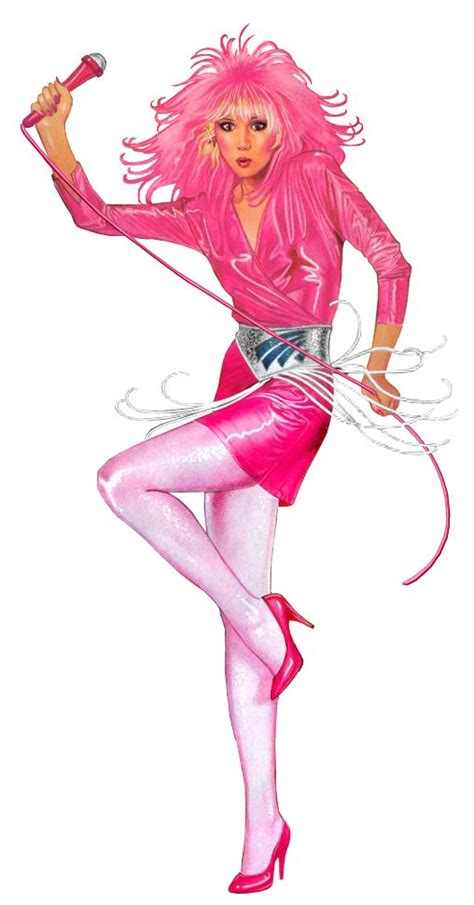Jem And The Holograms Hot Pink Outfit Halloween Hologram