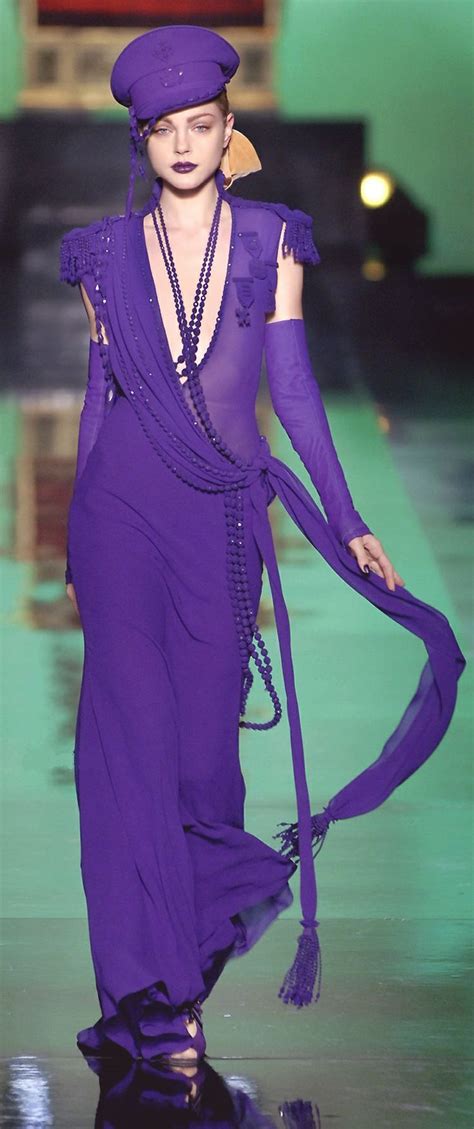 jean paul gaultier fashion moda fashion week womens fashion shades of purple purple color