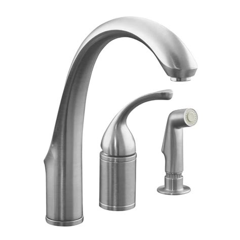 Maybe you would like to learn more about one of these? Shop KOHLER Forte Brushed Chrome 1-handle Deck Mount High ...