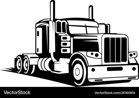 Tow Truck Trailer Royalty Free Vector Image Vectorstock
