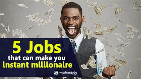 5 Jobs That Can Make You Instant Millionaire Top 5 Highest Paid Jobs