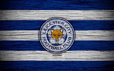 Leicester City Premier League Logo England Wooden Texture Fc