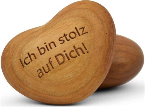 Schwabenholz Handschmeichler Herz Aus Holz Ich Bin Stolz Auf Dich